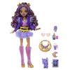 Fashion Doll - MONSTER HIGH - JHK30 - Clawdeen Back To School - Pet - Gold Jewelry - 7 Accessories