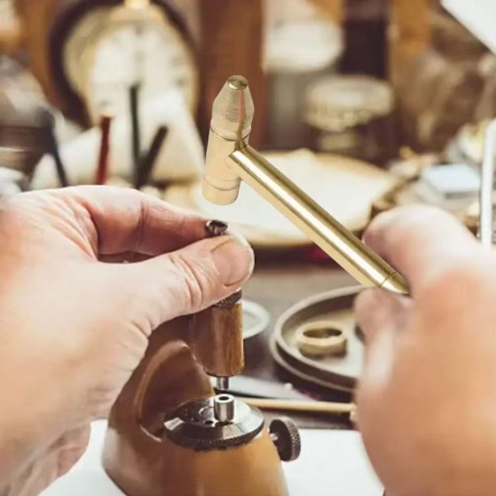 Gold Color Mini Craft Hammer Detachable Multi-function Hammer Mini Tool Hand Tool DIY Projects