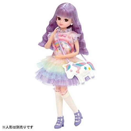 Takara Tomy Licca-chan Dress LW-18 Yumekawa Coordinate Set Dress-up Doll Toy Ages 3 Up Safety Standards Compliant ST Mark Certification Licca