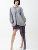 SMIEUR Silk Cotton Blouse (Gray)
