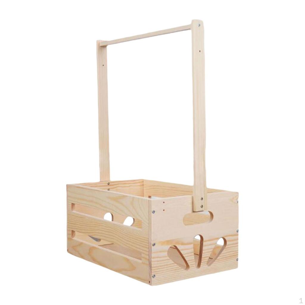 Baby Shower Crate Closet, Basket with Handle,Storage Box,Sturdy,Portable,Welcome Gift