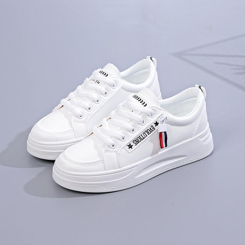 

Женские кроссовки больших размеров 2025 белые - Комфорт как на облаке, Новый модный универсальный стиль 38 чёрный/белый