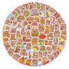 100Pcs Cartoon Cute Capybara Stickers Pvc Aesthetic Kapibala Graffiti Decals Scrapbooking Diy Phone Laptop Notebook Stationery
