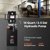 14 L Hydraulic Power Unit, Single Acting Steel Dump Trailer Pump, 22 MPa Max Relief Pressure & 6.3 L/min Flow Rate, 220-240V Hydraulic Pump with Metal