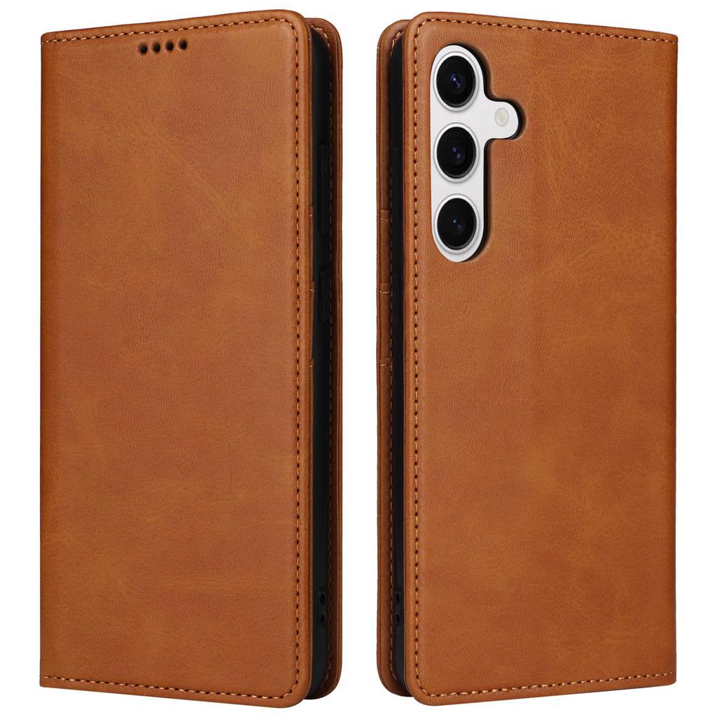 Dla Samsunga Galaxy S25+/S24+ Etui Blokujące RFID Skórzane PU Klapka Pokrowiec na Telefon