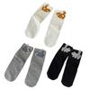 Cute Cat Socks Cartoon Cat Socks with Balls Stretchy Funny Animal Crew Socks Xmas Birthday Gift for Women Men Cat Lovers