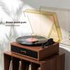 Vintage Vinyl Record Player Bluetooth Turntable, Retro Phonograph Stereo Speaker, Perfect Gift for Living Room