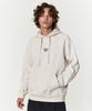 Paneld Fleece Hoodie - Beige