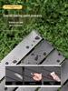 Portable Outdoor Folding Table & Moon Chair Set - Complete Camping & BBQ Gear