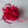 DIY feather flower handmade mesh fabric pearl feather headdress head flower show photo accessories wrist flower hairpin DIY