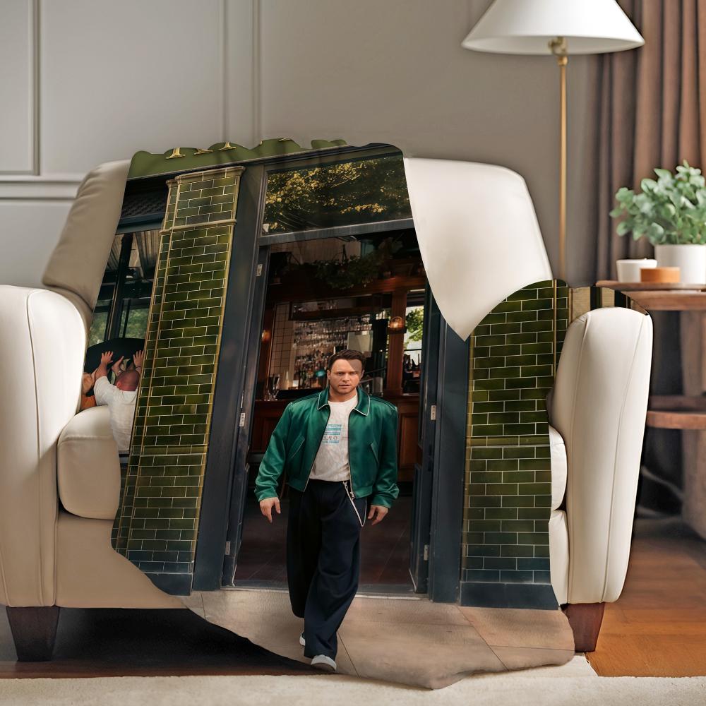 British singer Olly Murs Blanket For Sofa Office Bed Plane Travel Sleep Read Relax Camping Soft And Warm