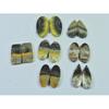 18-25 MM Natural Bumble Bee Jasper Pair Mix Cabochon Gemstone 7 Pair Lot C-763