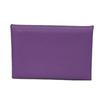 Used 9212 Calvi 7946 Chevre Mysore Goatskin Bag with Gold-stamped Logo and Purple Snap Buttons. Excellent Condition.