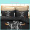 Duvet Skull Set Quilt Cover Bedding Hd Print Single Double Size 3d Luxury