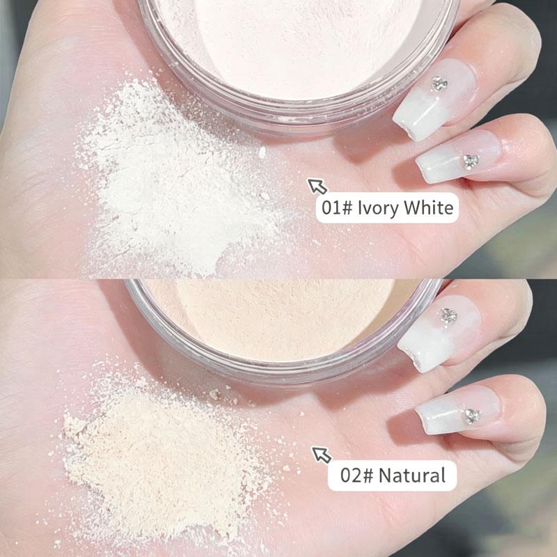 Light Air Loose Powder Transparent White Long lasting matte finish makeup Oil Control Cover flour cosmetics Korea