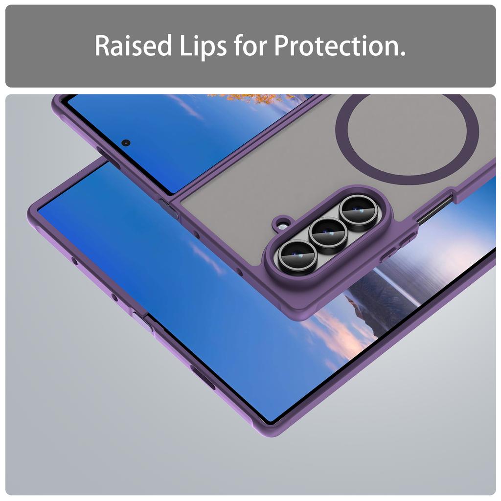 Samsung Galaxy Z Fold 7 Magsafe Phone Case,Magnetic Shockproof Magsafe Phone Case,Bumper Hybrid Cover for Samsung Galaxy Z Fold 7