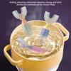 Kids Toothbrush U-Shape 360 Degree Infant Teether Baby Toothbrush Children Silicone Brush For Toddlers Oral Tooth Care Cleaning