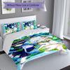 3pcs Genshin Impact characters8 pattern bedding set duvet cover set includes duvet cover &pillowcases, perfect all season bedroom decoration & gift