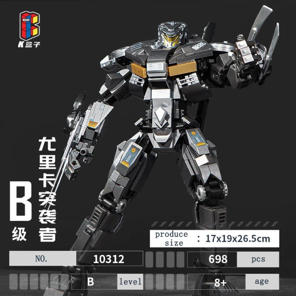 KBOX Hunter Roboter Bausteine Film Mecha Krieger Montagespielzeug ABS-Kunststoff Gipsy Danger Modell Sammlerstücke Kinderspielzeug