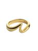 The Achromatic Lightning Silver Ring