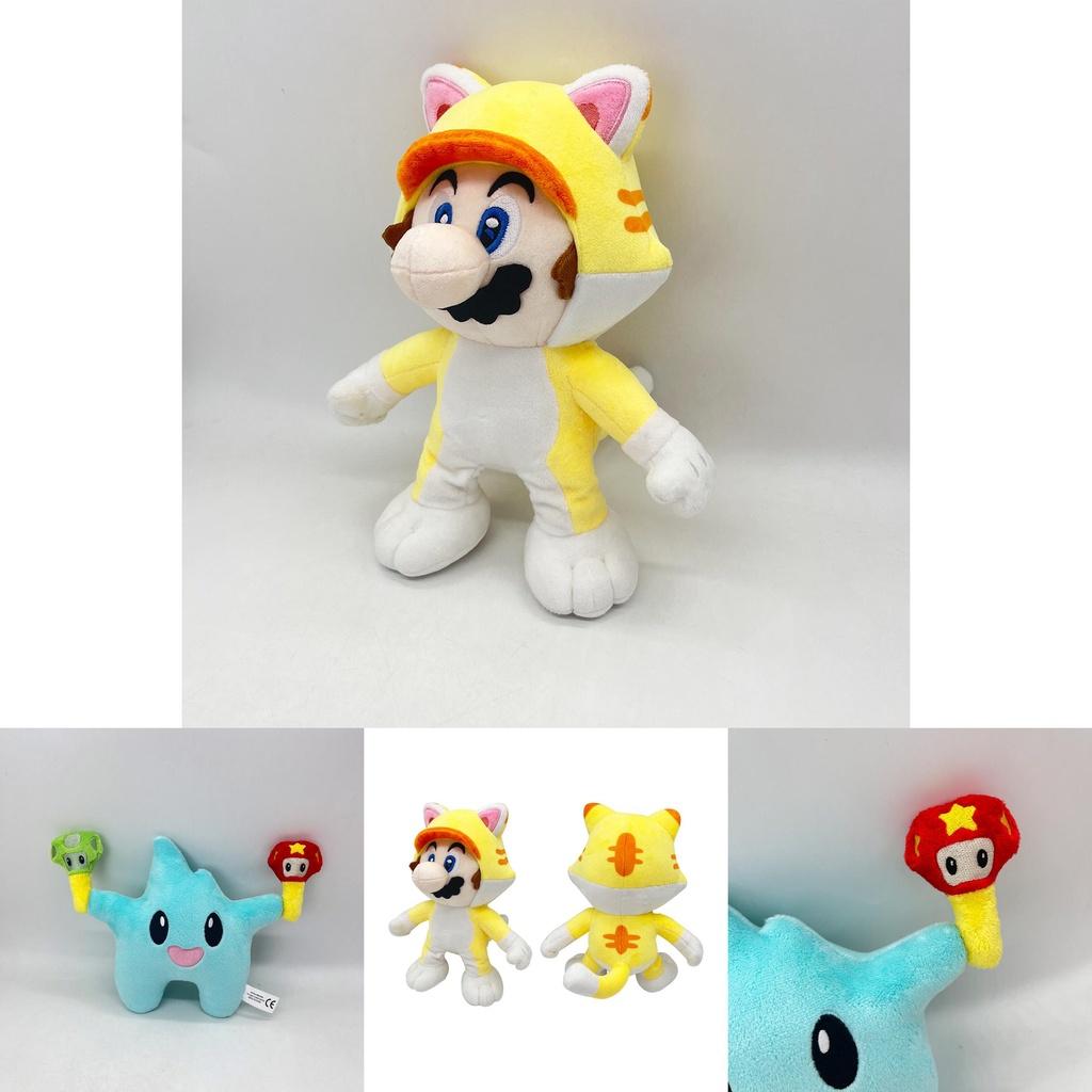 Katzen-Mario Plüschtier Weiches und entzückendes Stofftier für Kinder und Sammler