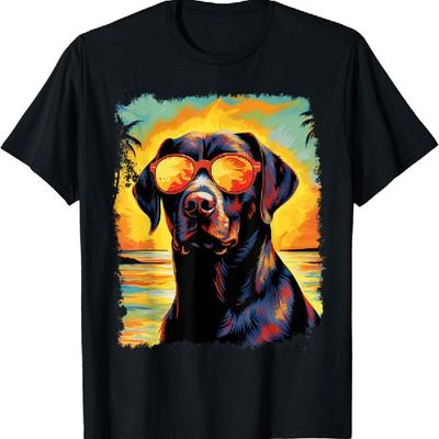 Labrador Retriever Hawaiian T-Shirt