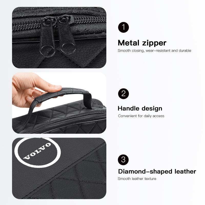 Electric Car Charging Gun Storage Carry Bag Handbag Organizer For Volvo XC90 V90 V60 XC60 V40 EC40 EX40 S80 S60 S90 C40 XC40 V70