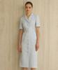 JULIY&CALLA 25Hs Collar 120 Terroir Line Queen Long Tweed Dress Sky Blue