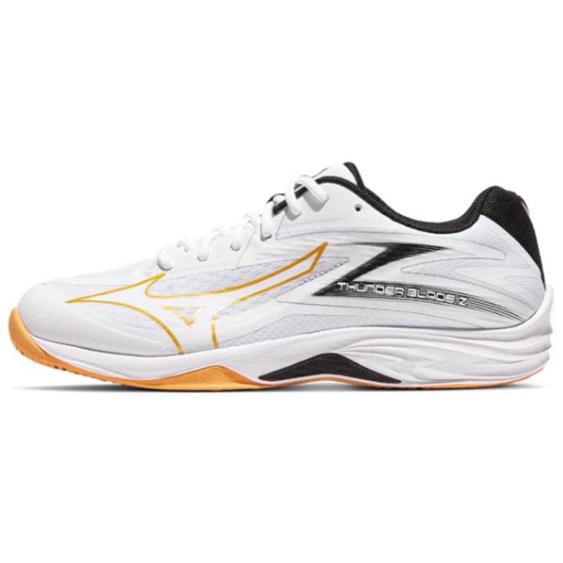 

Mizuno Thunder Blade Z White Gold Black Sneakers V1GA237010 40.5
