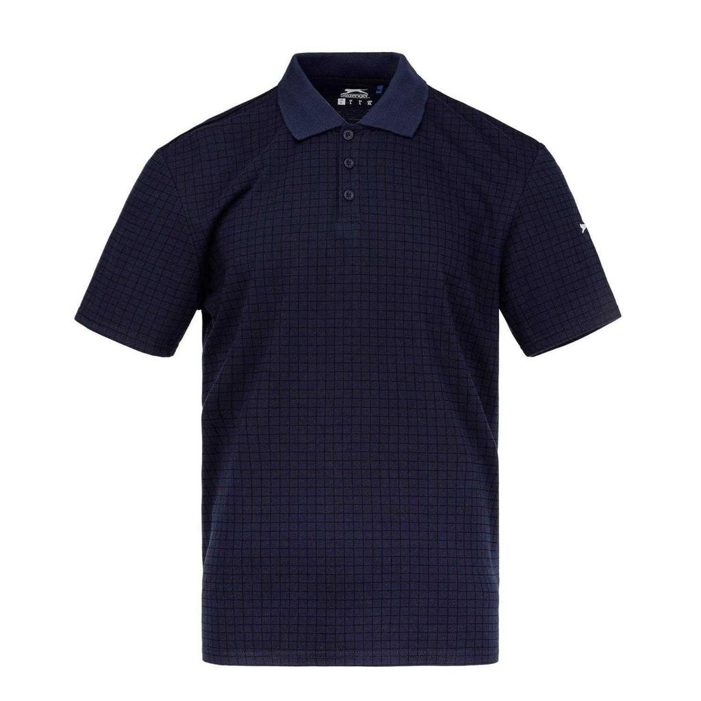 Slazenger Mens Chequered Golf Polo Shirt