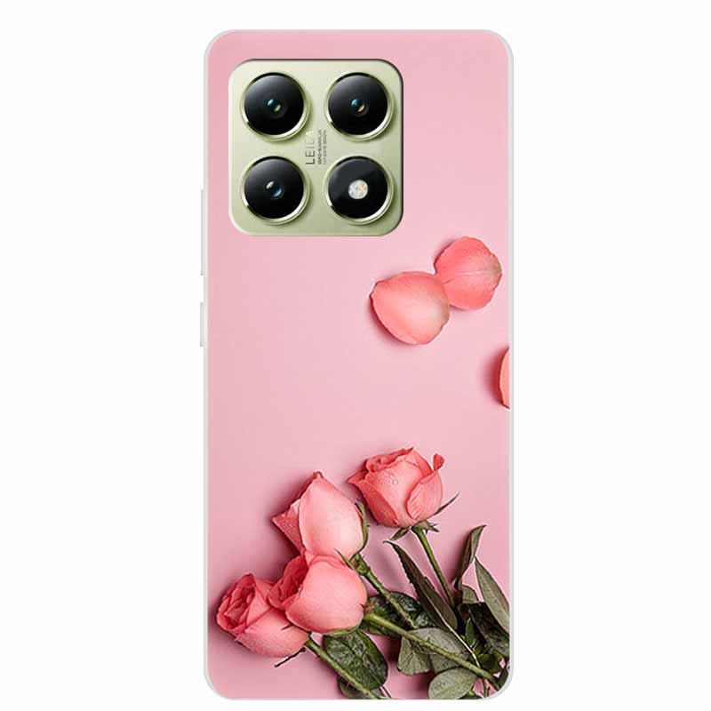 6.67" For Xiaomi 14T Pro 5G Phone Case Clear Silicone Soft TPU Back Cover Case For Xiaomi 14T Pro Case 14 T 14TPro Protective