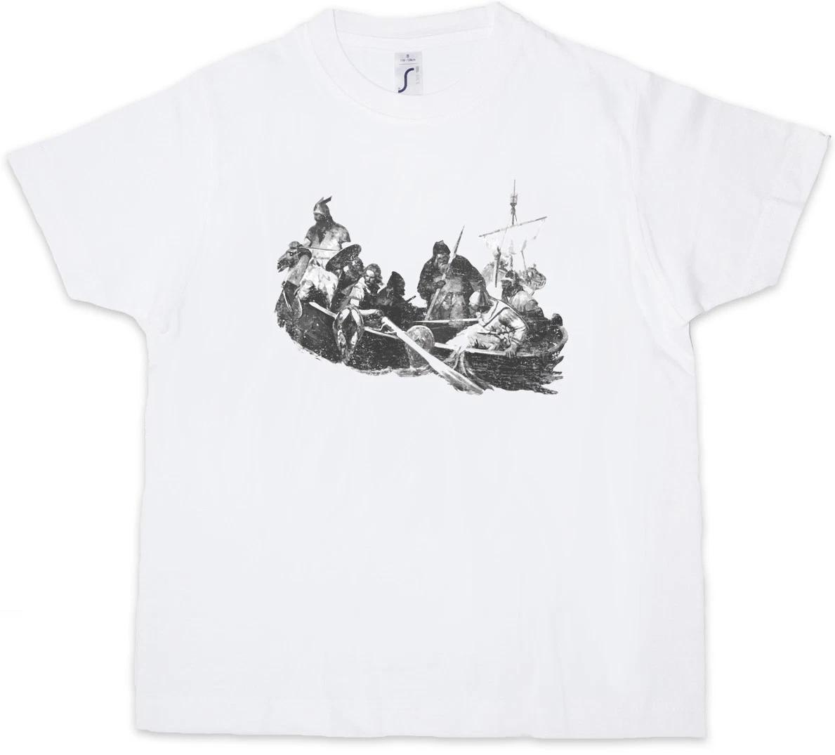 

NORSEMEN II Детская футболка для мальчиков Викинги Viking Expedition Вальхалла Тор Бог Руны 130