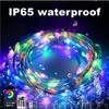 Outdoor Waterproof 5V USB WS2812B App Control Fairy Lights Dreamcolor Party Festival Tree Lights Wedding Decoration Garland Lamp
