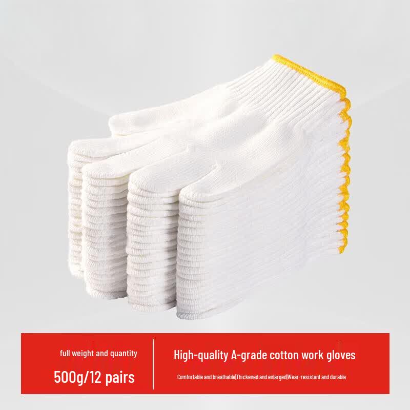 Langxi 500A Thickened Cotton Work Gloves