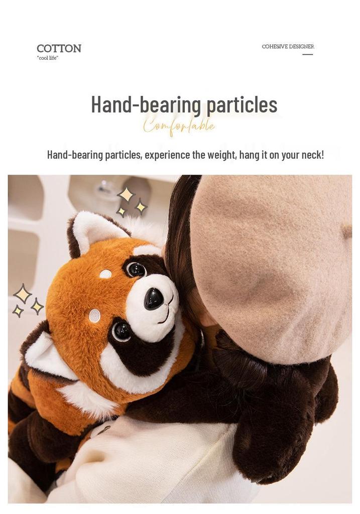 New Style Raccoon Panda Plush Toy - Cartoon Shoulder Doll for Kids