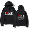 Nouveau sweat à capuche pour couple pour la Saint-Valentin - Manches longues imprimées Streetwear pour l'automne/l'hiver