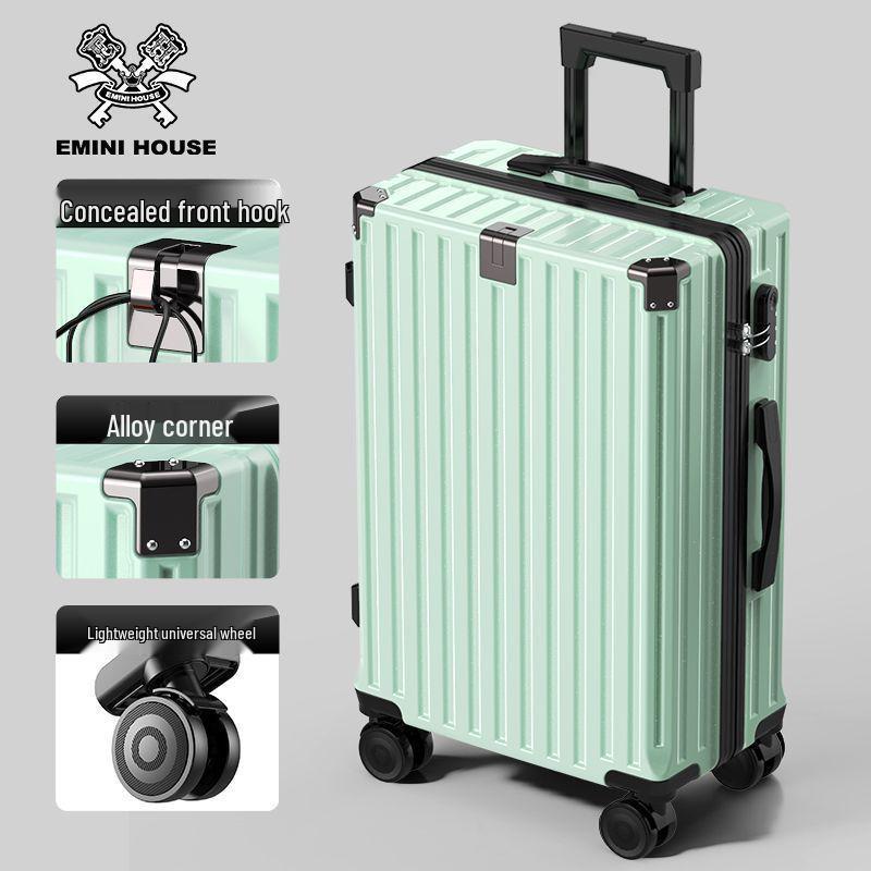 Women's Sturdy & Durable Aluminum Trolley Case With Universal Wheels & Combination Lock - 20” Carry-On
