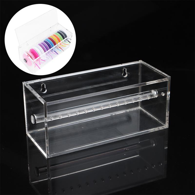 Dental Arcylic Dispenser Power Elastic Chain Storage Box Ligature Ties Placement Holder Organizer Dentist Lab Placer Case