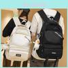 Large Capacity High School College Backpack Nylon Breathable Wear-resistant Cool Style