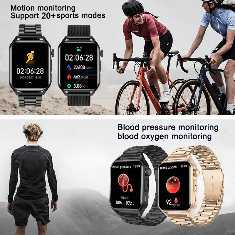 Nfc Bluetooth Call Smartwatch Women Amoled Hd Screen Always Display The Time Custom Dial Smart Watch For Men Huawei Xiaomi