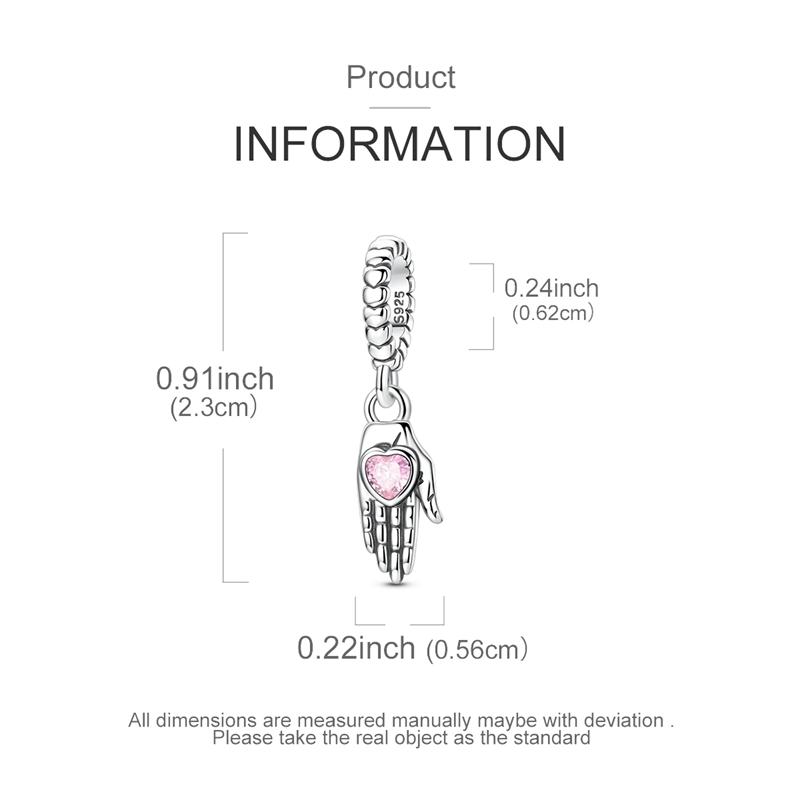 Original Copper Charms Bead Cz Zircon Butterfly Apple Cross Dangle Fit Bracelet Diy Woman Jewelry Gift For Friend