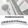 Folding Piano Keyboard 61 Key Electronic Piano Keyboard Digital Music Electronic Keyboard Musical Instrument Enduring