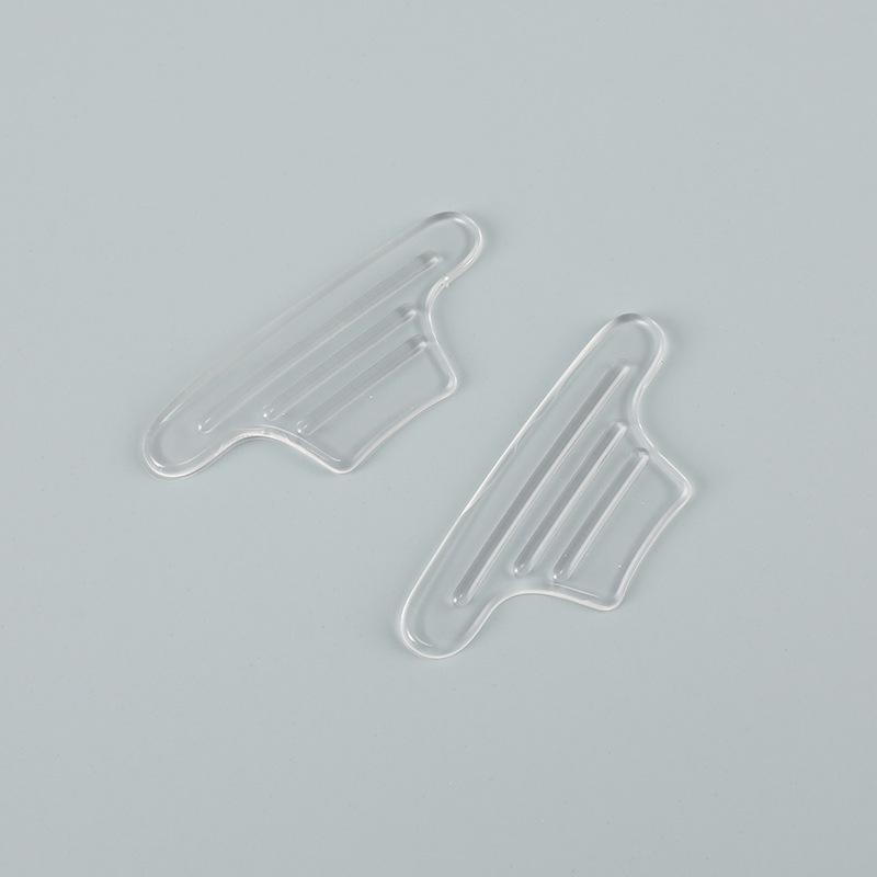 Women's Silicone Anti-Wear Heel Stickers: Thickened Half Insole to Adjust Shoe Size for Loose High Heels