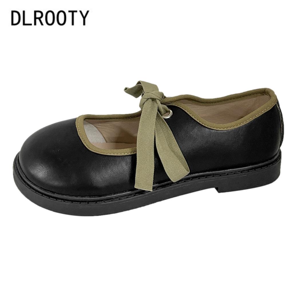 Fashion Women's Sandals 2024 Elegant Office Ladies Shoes and Sandals Women Casual Shoes Square Heel Sandals Slip On Woman Flats