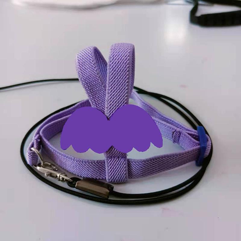 Accesorii pentru animale de companie Ham cu frânghie de zbor pentru papagal pentru plimbare cu tracțiunea păsării, coarda elastică zburătoare, jucării pentru păsări