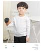Children's Spring Collection Korean-Style Solid Color Hoodie - Trendy Long Sleeve Round Neck for Boys & Girls