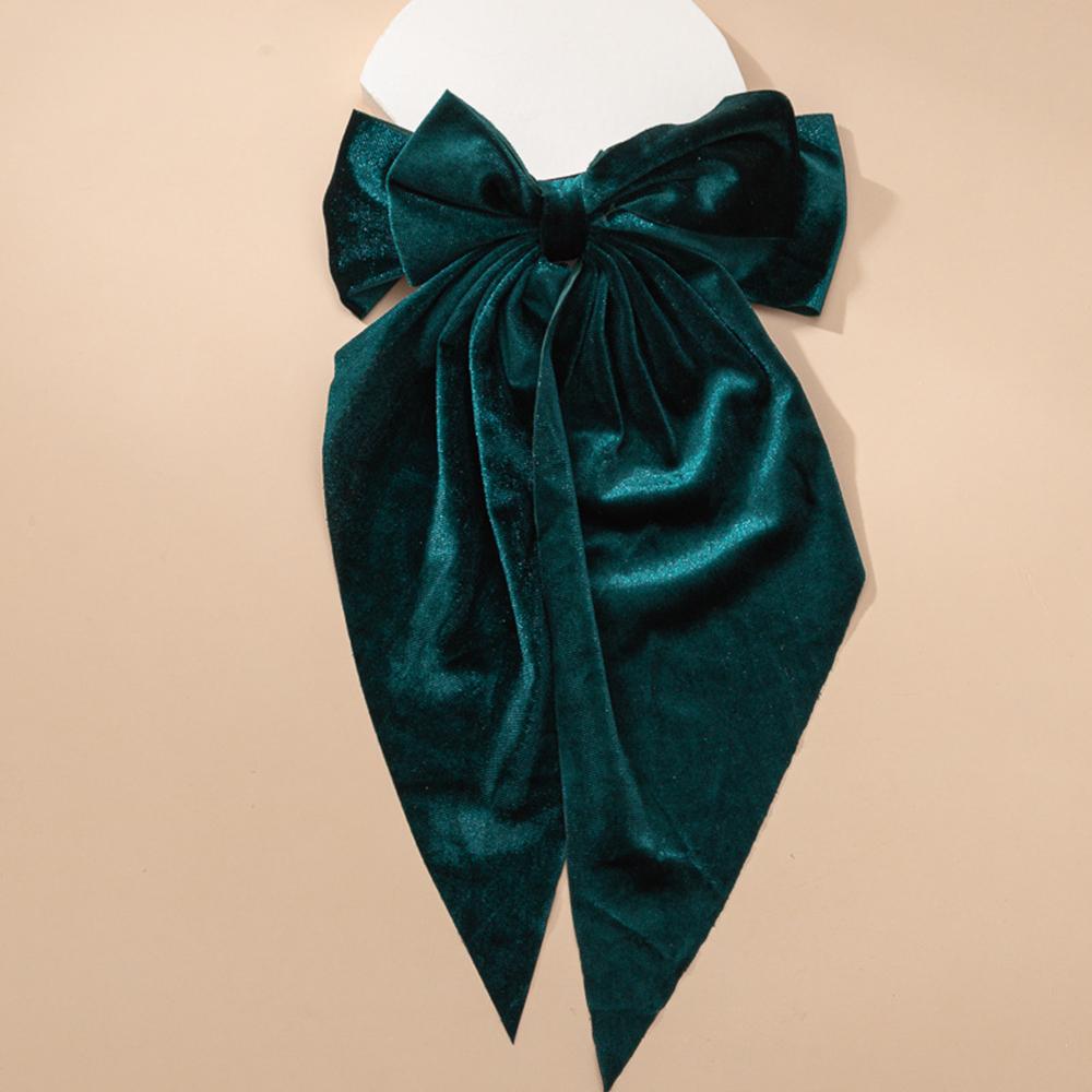 

Высококачественная бархатная заколка для волос в виде лебедя с большим бантом-бабочкой, женский аксессуар для волос с бахромой, заколка-гребень для волос, головной убор