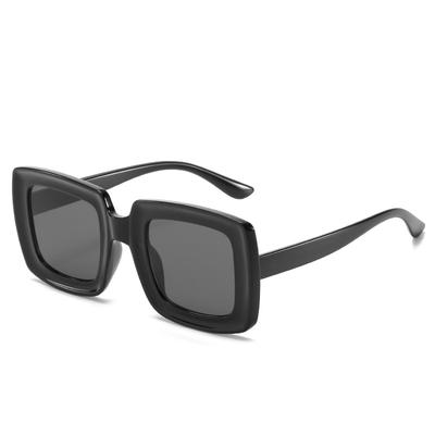 2020 Box Sunglasses, Personalized Bump Square Glasses, Retro Large Frame Sunglasses Women'S Sunglasses