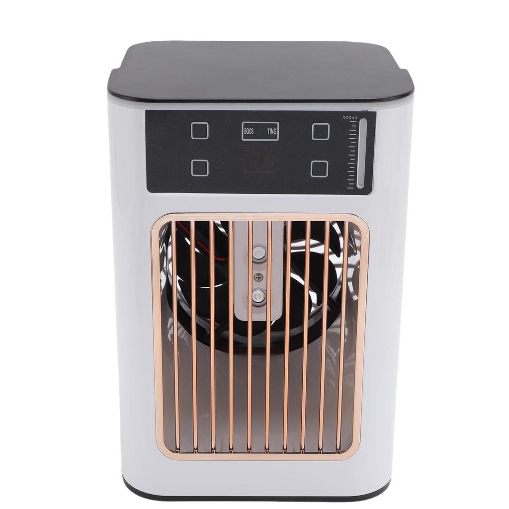 Air Cooling Fan 3 Speeds Multifunctional Portable Air Conditioner Fan Humidifier with 900ML Water Tank
