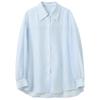 Sancai Lightweight Tencel Loose Split Tie-Front Blouse